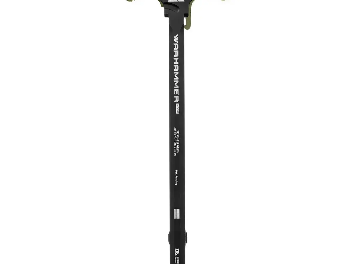 AR 308 Warhammer Mod2 Ambidextrous Charging Handle OD Green