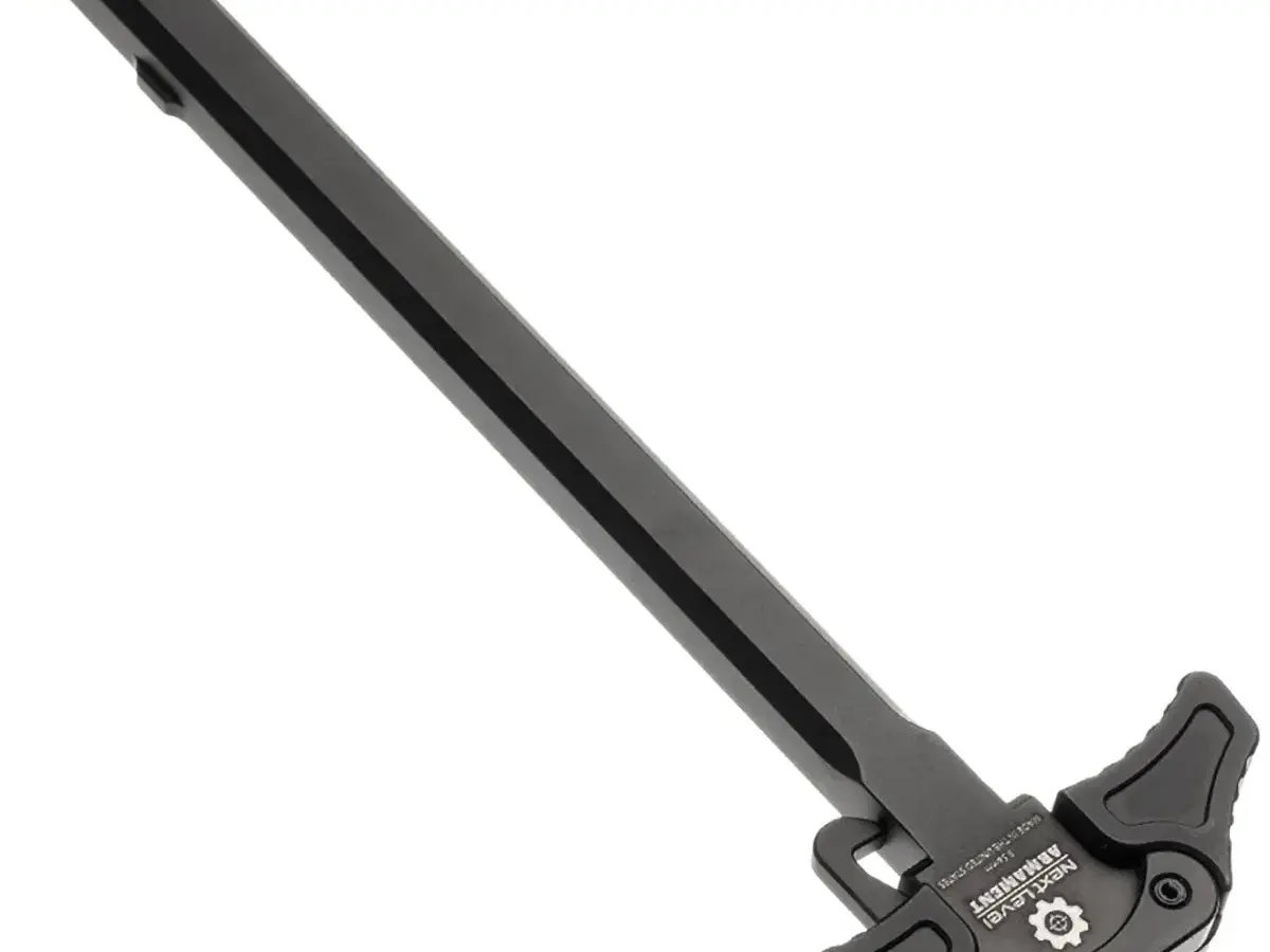NLX556 Ambidextrous Charging Handle Small Ears Black