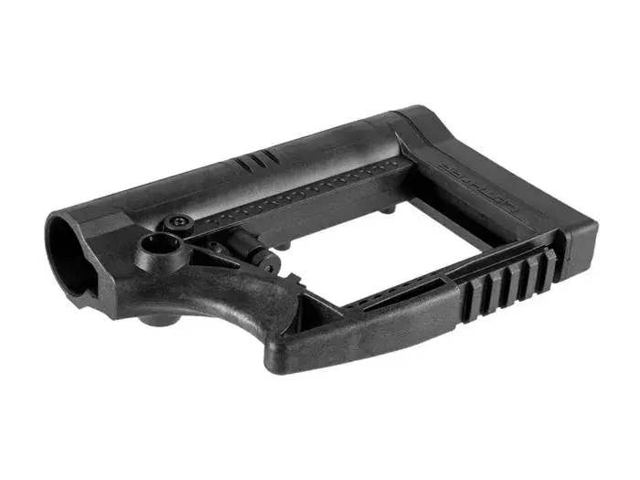 AR-15 Skullation Stock Assembly Collapsible Carbine Black - photo 2