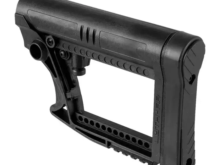 AR-15 Skullation Stock Assembly Collapsible Carbine Black - photo 4