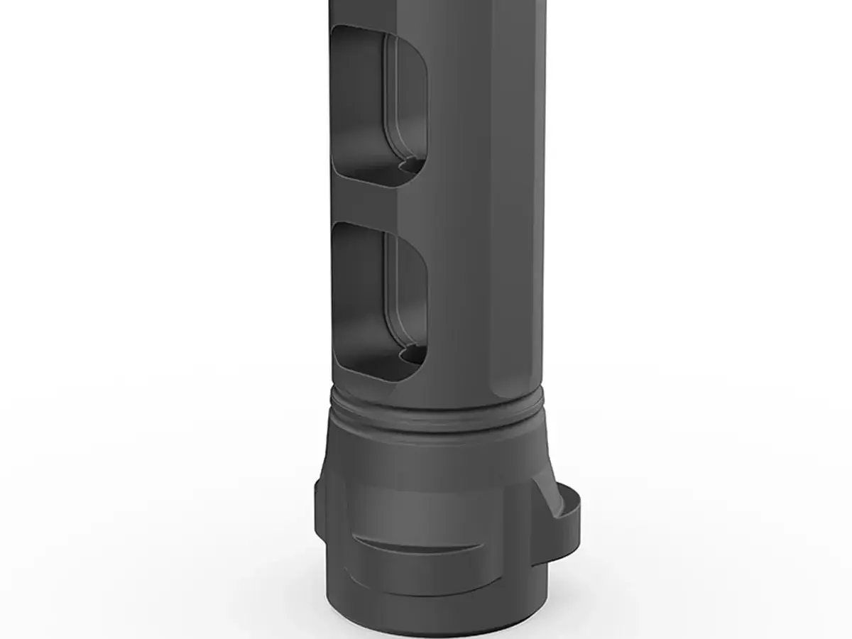 Gemini 5.56 Dual-Port Muzzle BRK for Breek-LOK 3QD 1/2x28" - photo 3