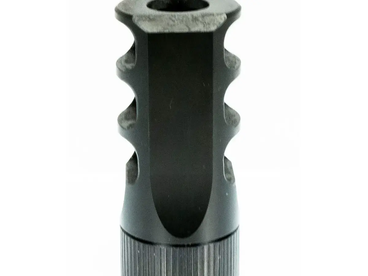Muzzlok .450/.458 Caliber 3-Port Muzzle Brake 11/16"-24 BLK - photo 5
