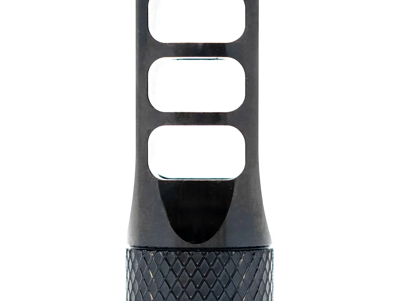 MuzzLok 8.6 Blackout 3-Port Muzzle Brake M18x1.5 Threads BLK - photo 2