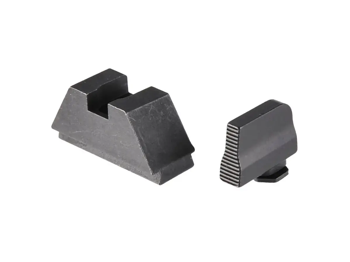 XL Opt Comp Sights Serrated .315"F/.394"R for Glock