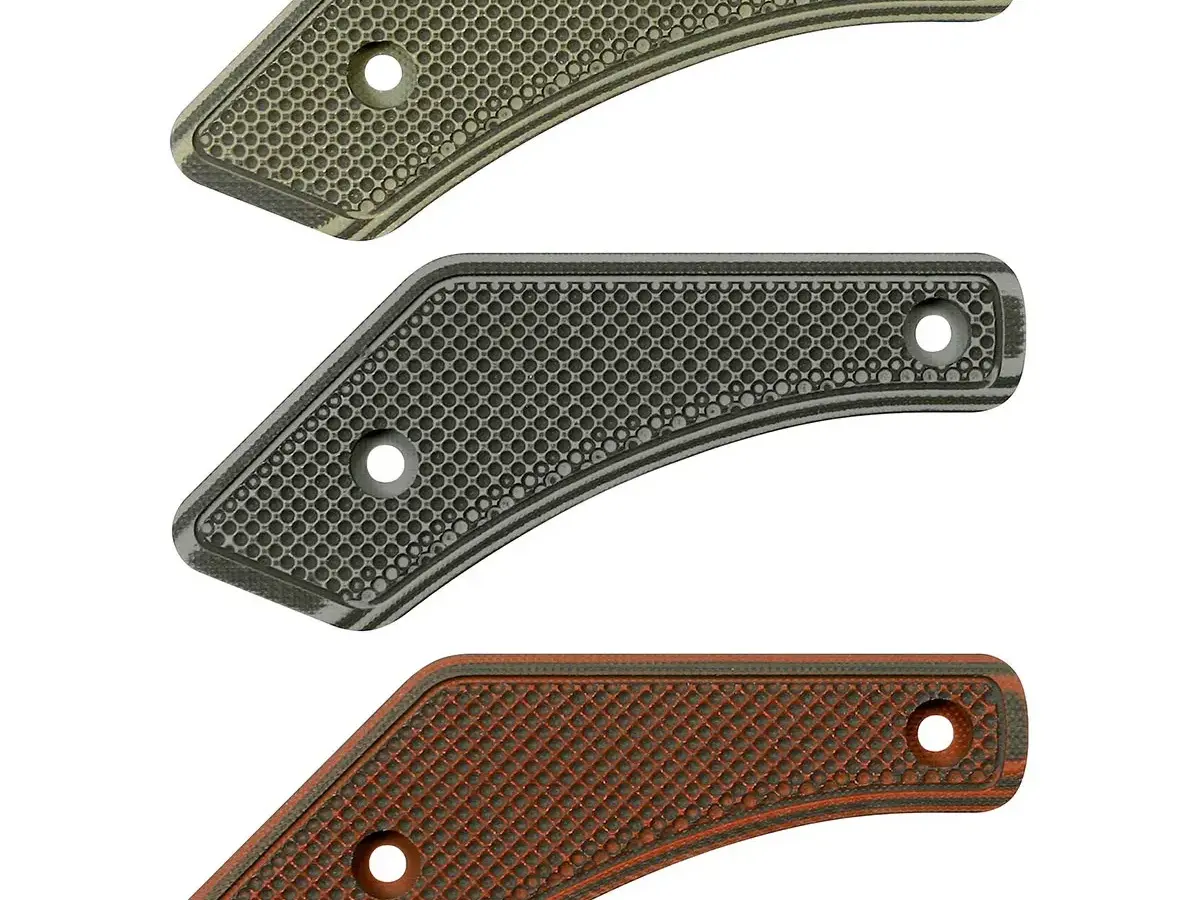 Lever Stock G10 Large Pistol Grip - Red Black - photo 2