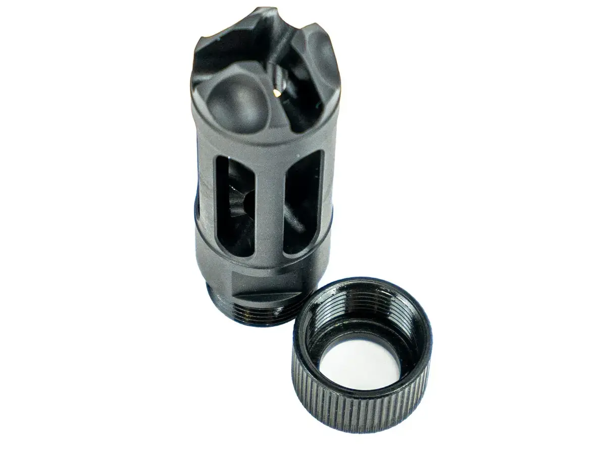 MuzzLok 5.56x45 NATO Ported Flash Hider Nitride Black - photo 4