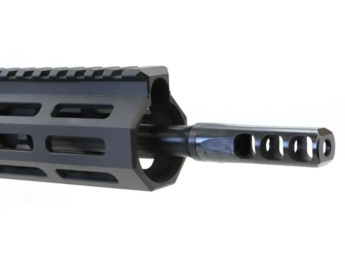 SLIM 5.56 NATO 3-Port Muzzle Brake .620 1/2"-28 Threads BLK
