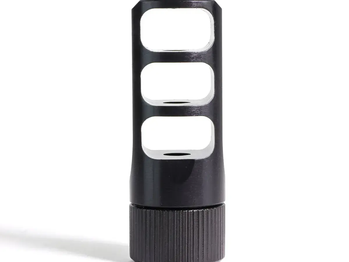 GUNNER 5.56NATO Muzzlok 3-Port Muzzle Brake 1/2"-28 Threads