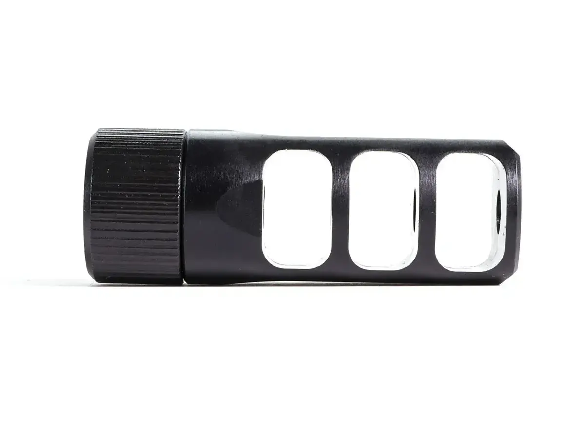 GUNNER 5.56NATO Muzzlok 3-Port Muzzle Brake 1/2"-28 Threads - photo 4