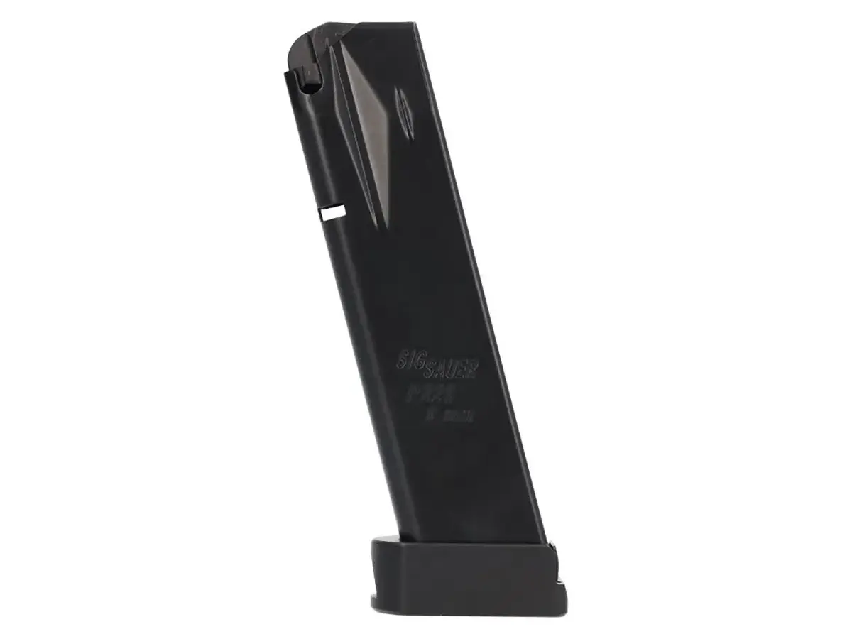 P226 9mm Luger 20-Rd Steel Magazine W/Black Basepad Black - photo 2
