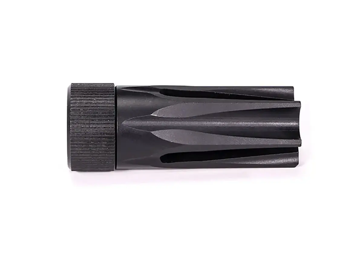 MuzzLok 7.62x39 Ported Flash Hider Nitride Black