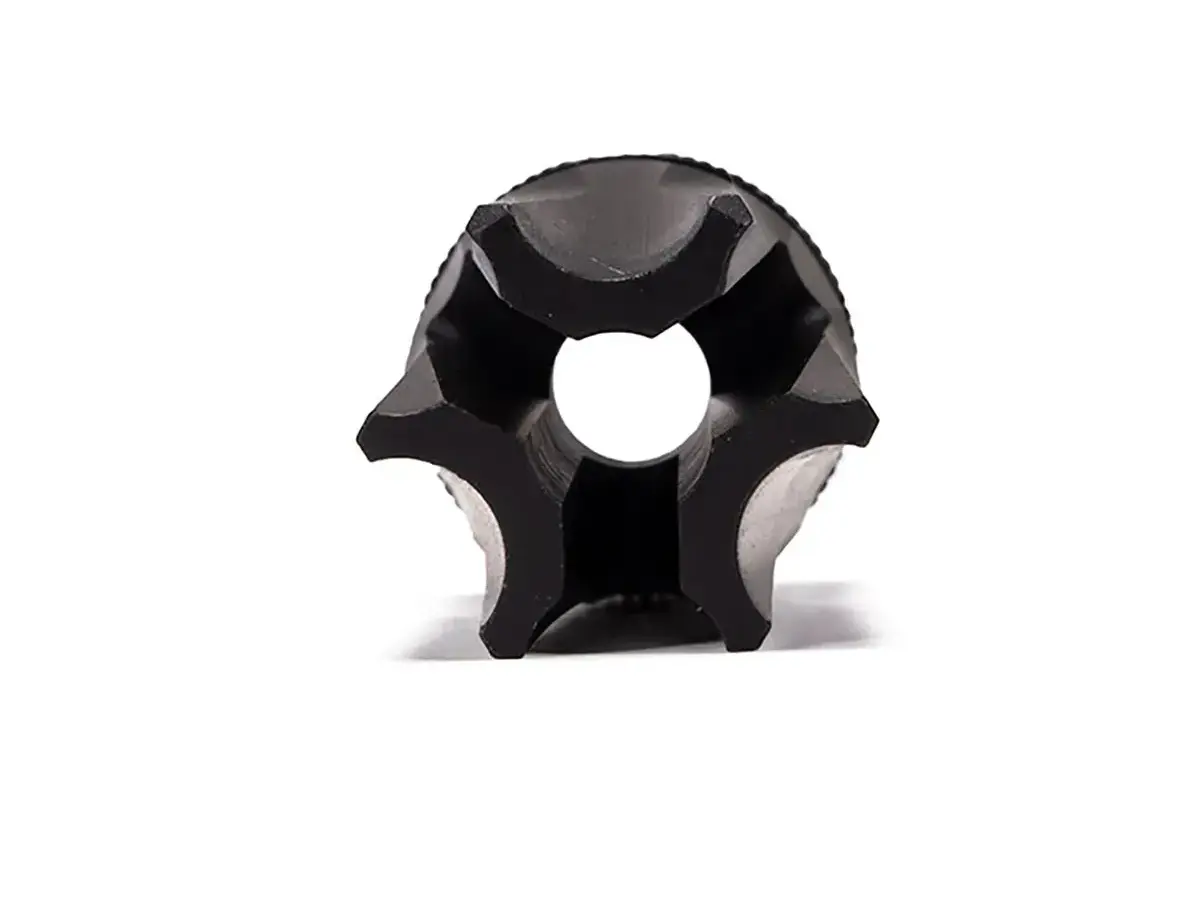 MuzzLok 7.62x39 Ported Flash Hider Nitride Black - photo 2