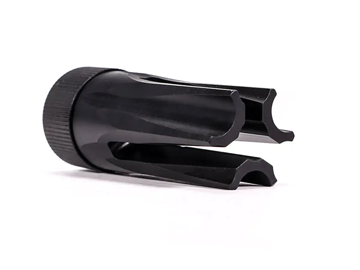 MuzzLok 7.62x39 Ported Flash Hider Nitride Black - photo 3