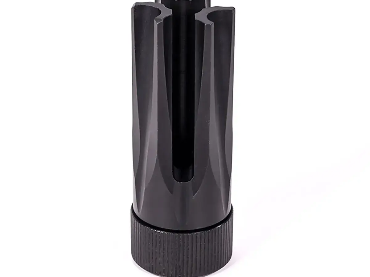 MuzzLok 7.62x39 Ported Flash Hider Nitride Black - photo 4