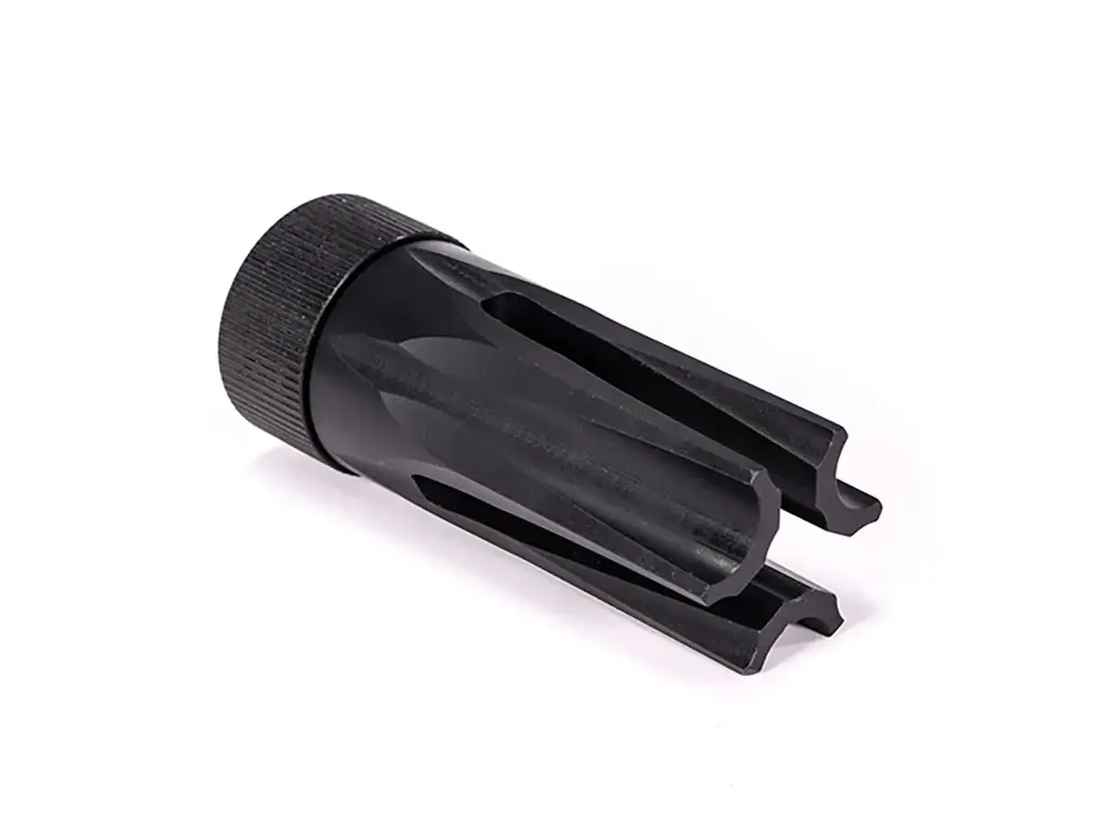 MuzzLok 7.62x39 Ported Flash Hider Nitride Black - photo 9