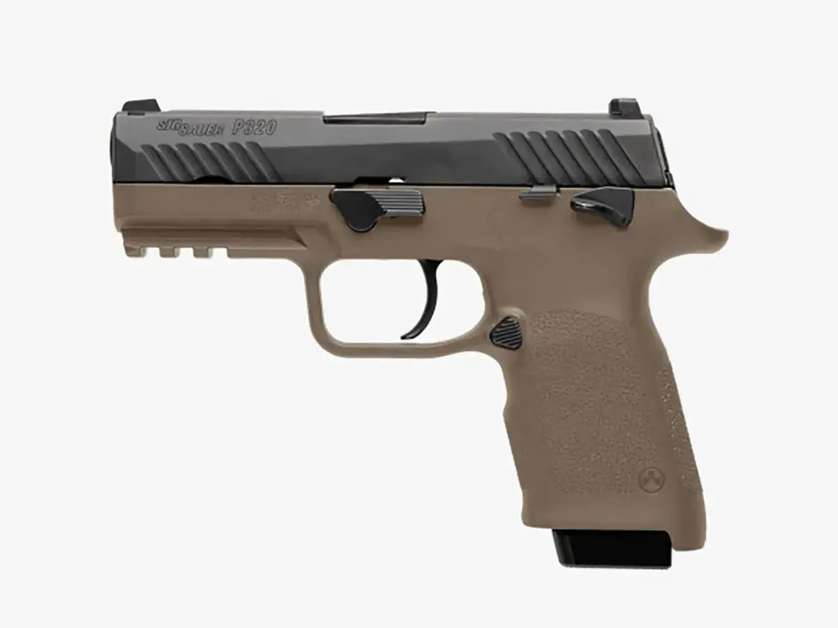 EHG SG9 Grip Frame w/Manual Safety for Sig P320 Compact FDE