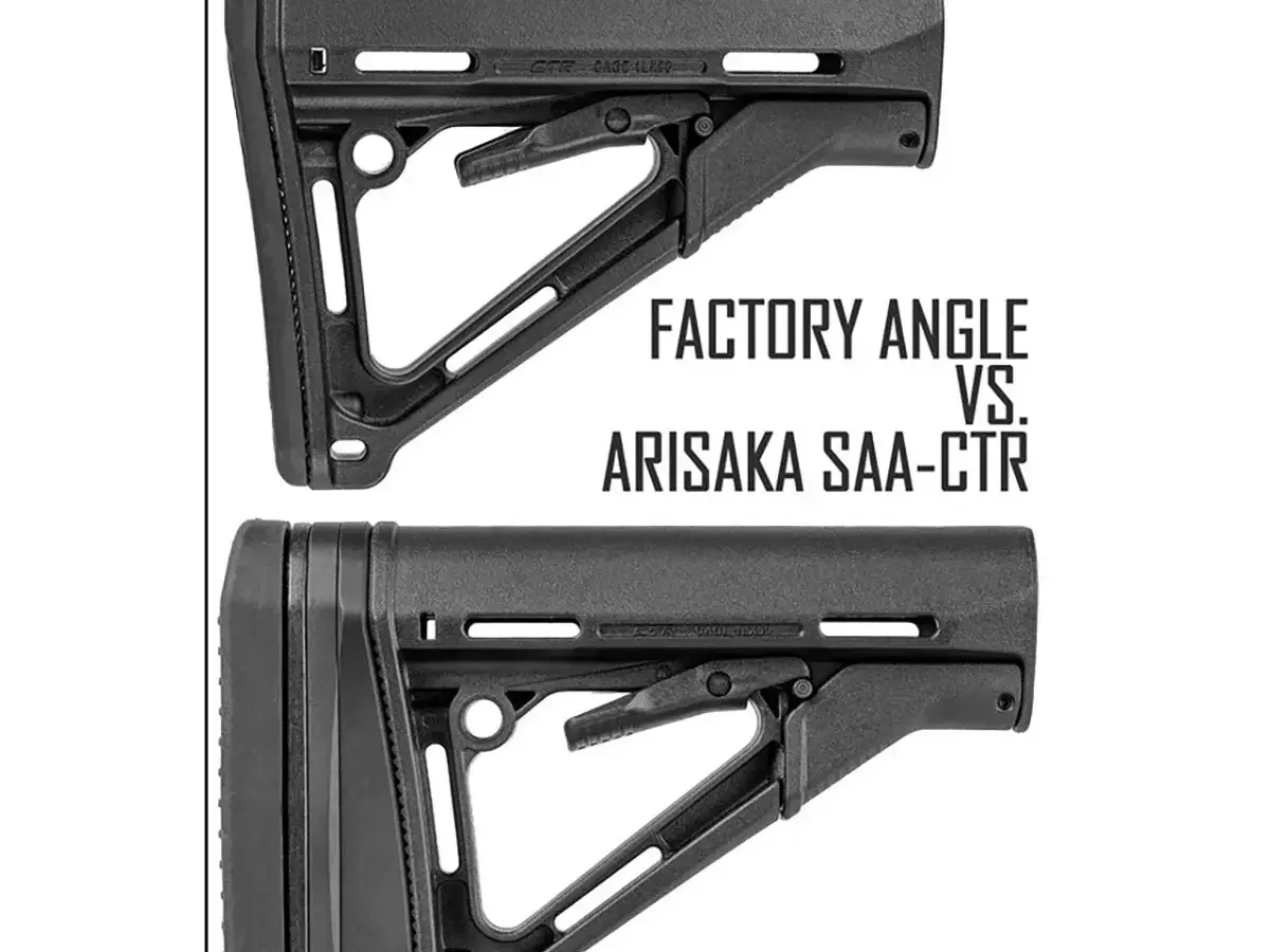 Stock Angle Adapter for Magpul CTR Stock, Black - photo 6