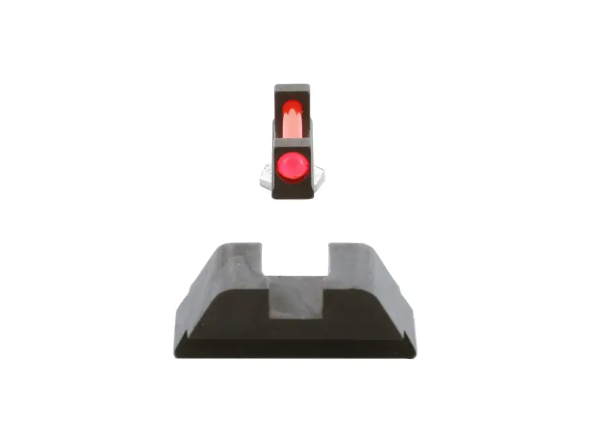 Range Sight Set Fiber Optic for Glock G5 9mm/.40 Caliber Blk - photo 2