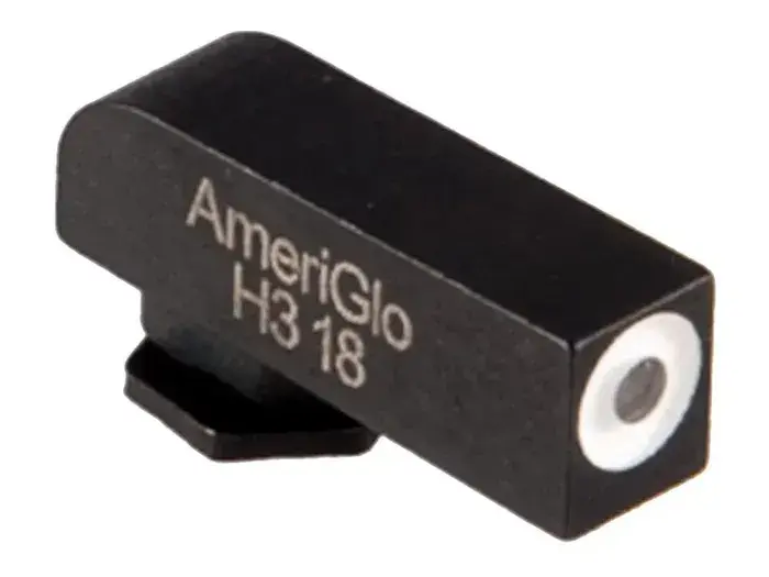 0.165"x0.140" Green w/White Outline Sight for Glock~