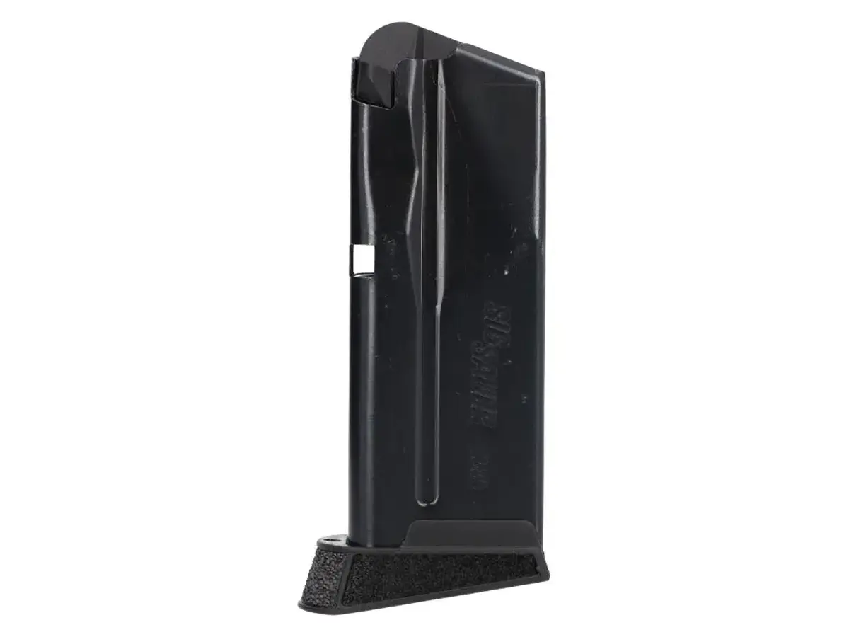P365 Micro Compact 380ACP 10-RD Steel Mag Finger Extensn Blk