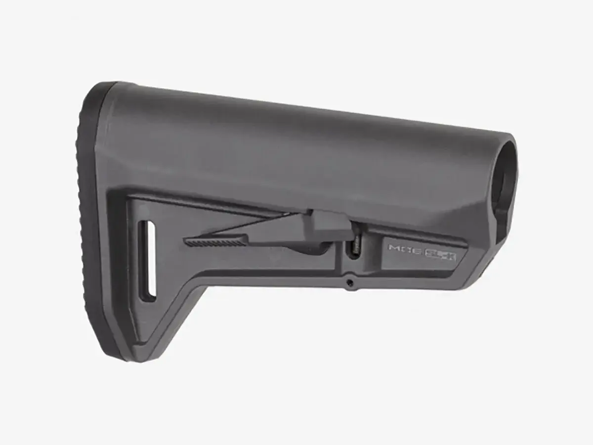 MOE SL-K Collapsible Mil-Spec Carbine Stock for AR-15 Gray