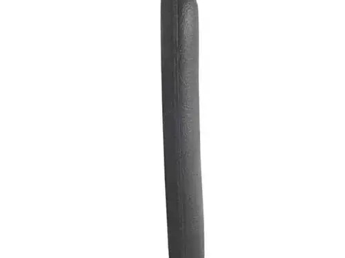 .60" Large Black Leather Face