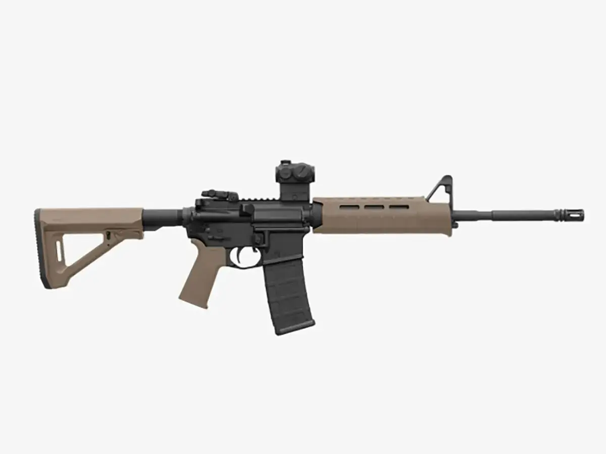 MOE RL Collapsible Mil-Spec Carbine Stock for AR-15 FDE - photo 2