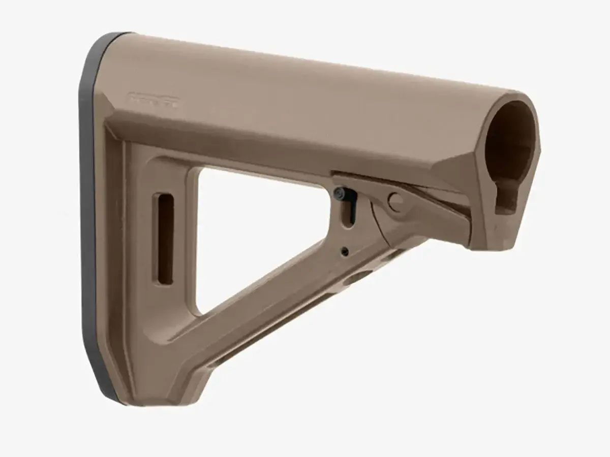 MOE RL Collapsible Mil-Spec Carbine Stock for AR-15 FDE - photo 4