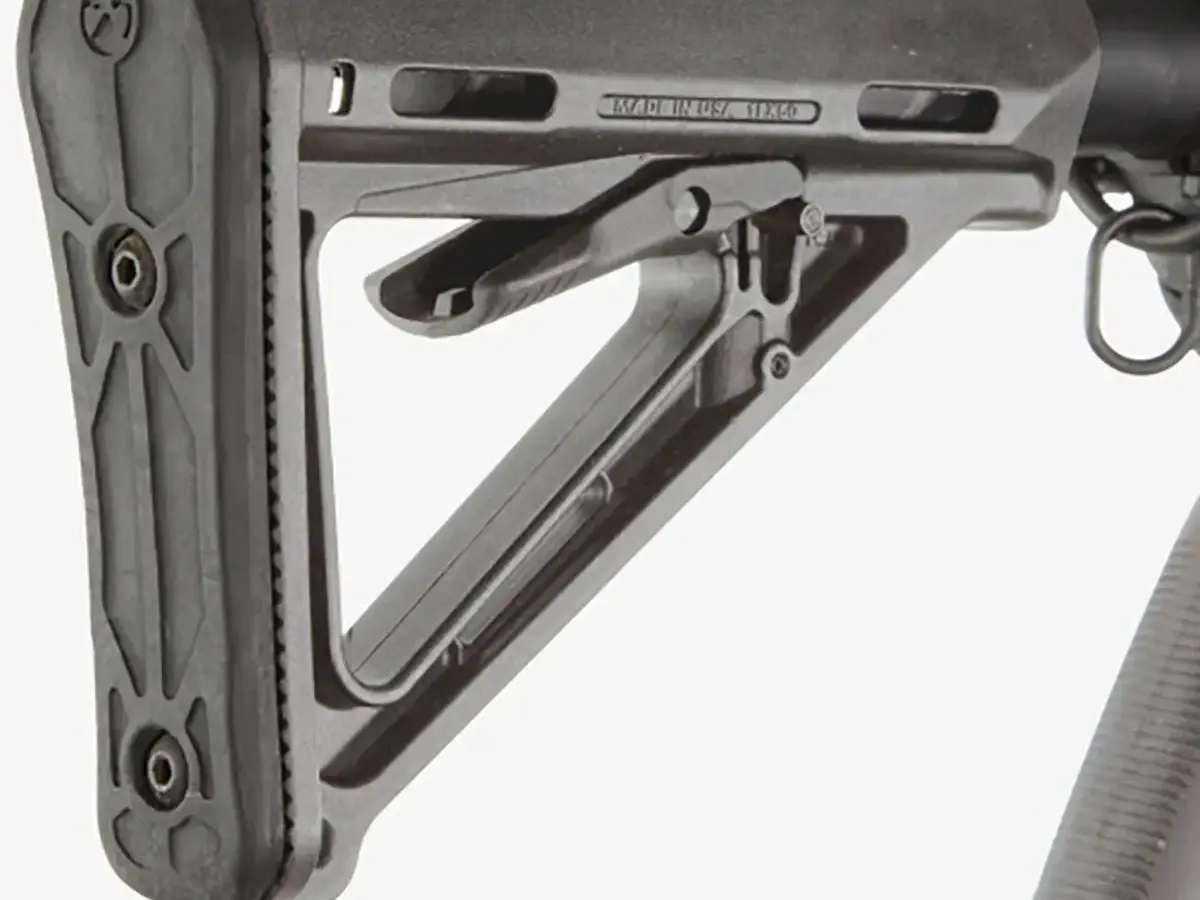 MOE Collapsible Mil-Spec Carbine Stock for AR-15 Gray - photo 4