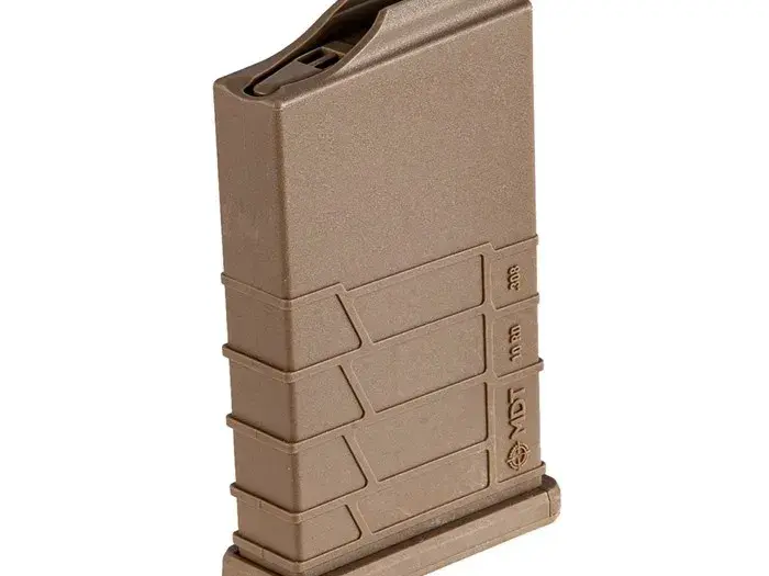 308 Short Action AICS 10rd Polymer Magazine, FDE