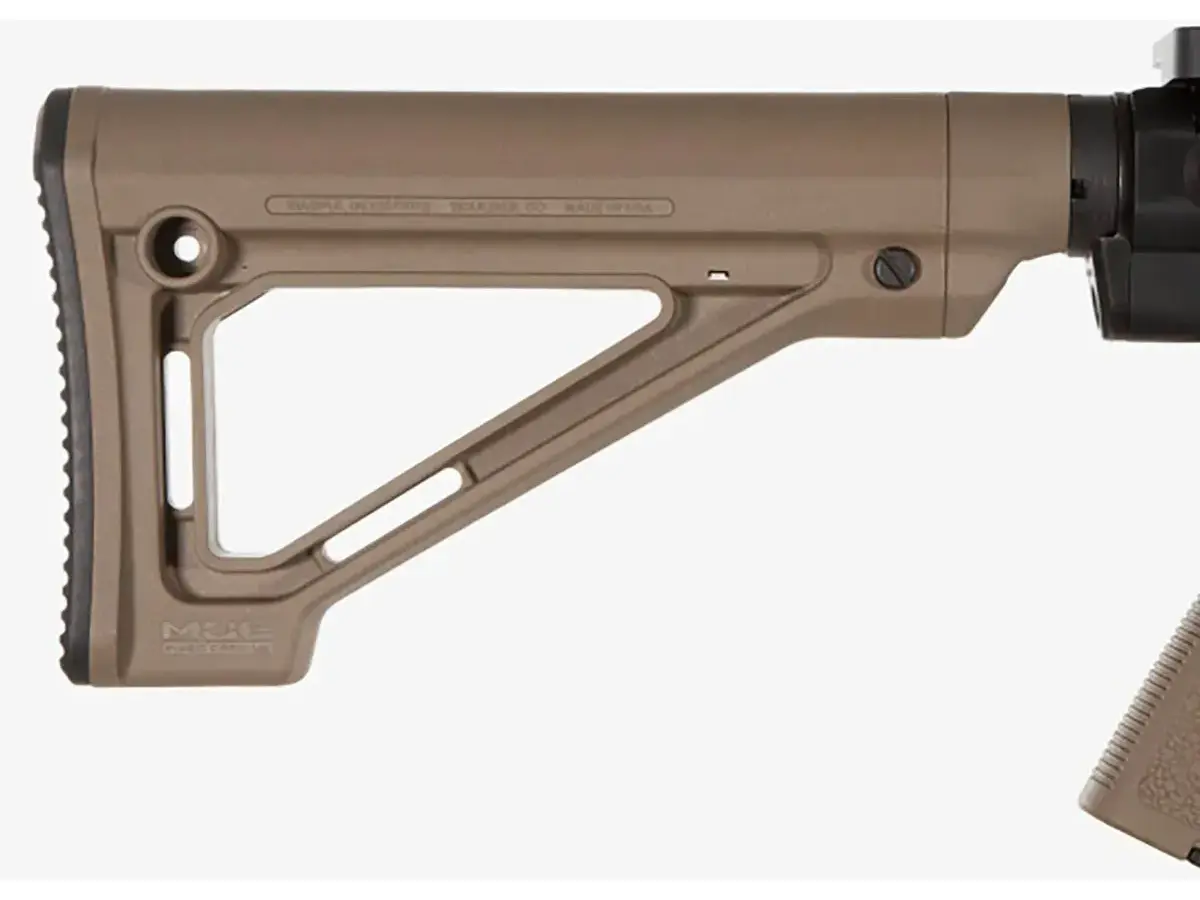 MOE Fixed Mil-Spec Carbine Stock for AR-15 FDE - photo 2