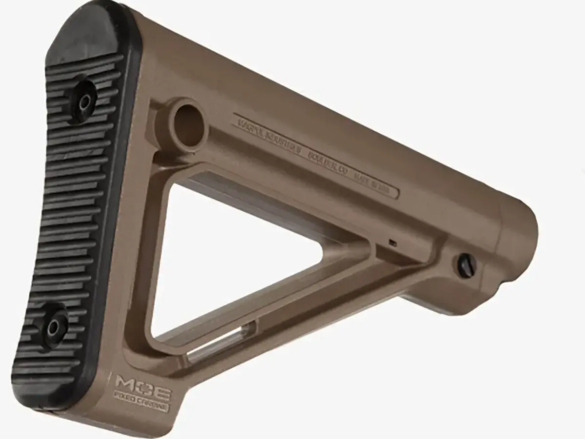 MOE Fixed Mil-Spec Carbine Stock for AR-15 FDE - photo 3