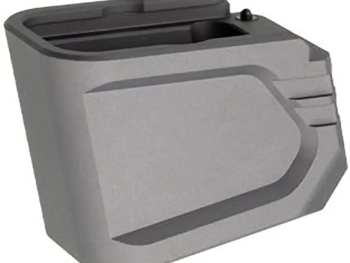 +4/5 9mm/.40 Magazine Extension for Glock 19/23 Grey