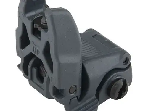 MBUS Front Sight Flip-Up Polymer for AR-15 Stealth Gray