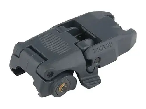 MBUS Front Sight Flip-Up Polymer for AR-15 Stealth Gray - photo 3