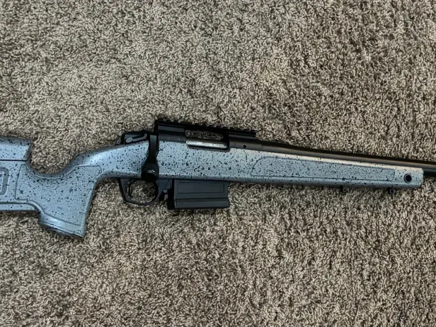 Bergara B14 HMR 6.5 Creedmoor 24 in Threaded Barrel in Grey Splatter