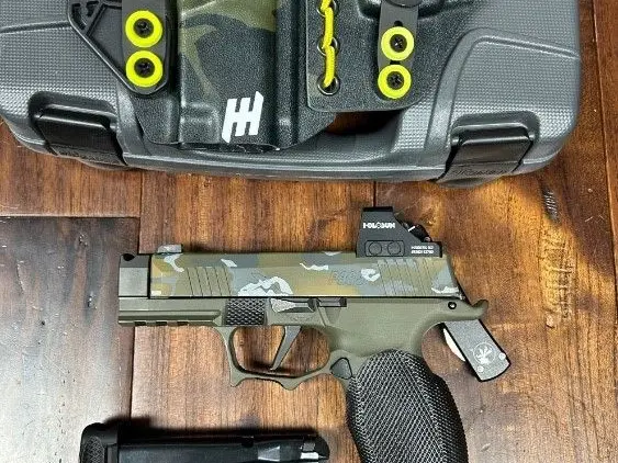 Sig 365 - ICARUS PRECISION, ODG cerakote, 9mm comp