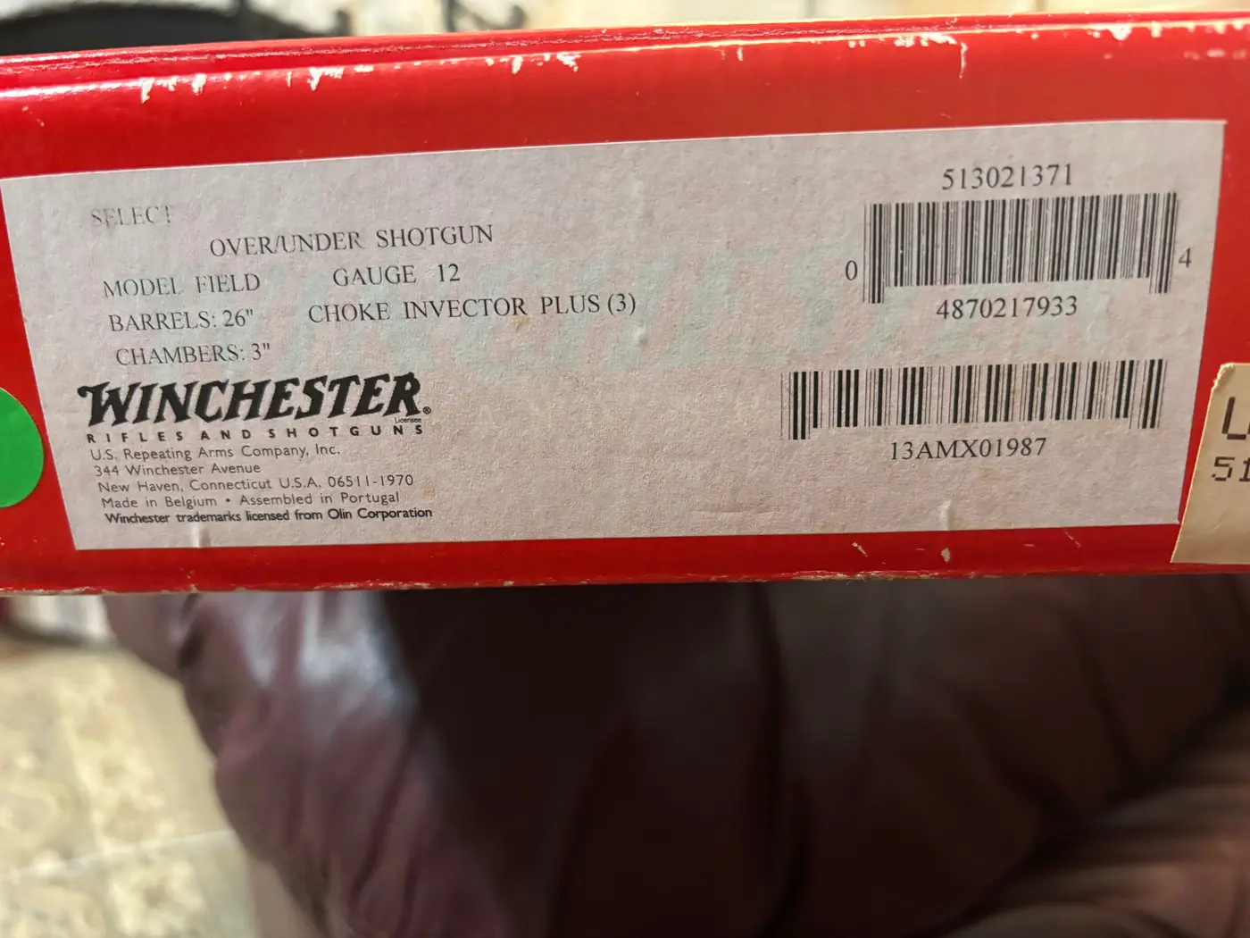 Winchester Select Over and Under 12 gauge 26” Barrel 3” Chamber - photo 4