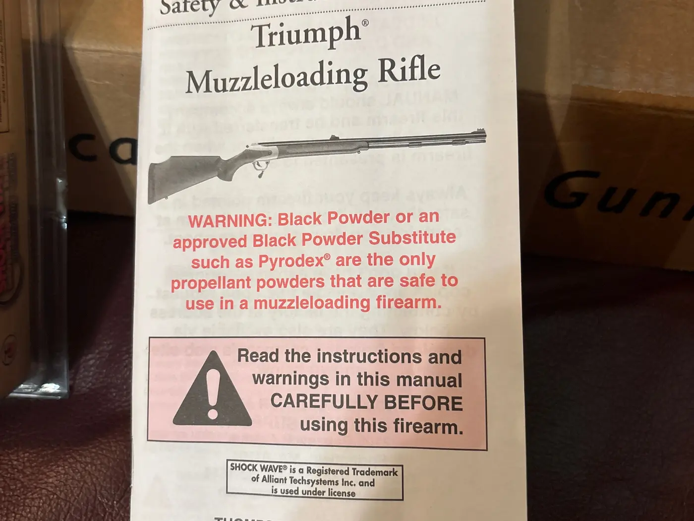 Thompson Center Triumph Bone Collector 50 Caliber Muzzleloader W/Nikon Scope - photo 2