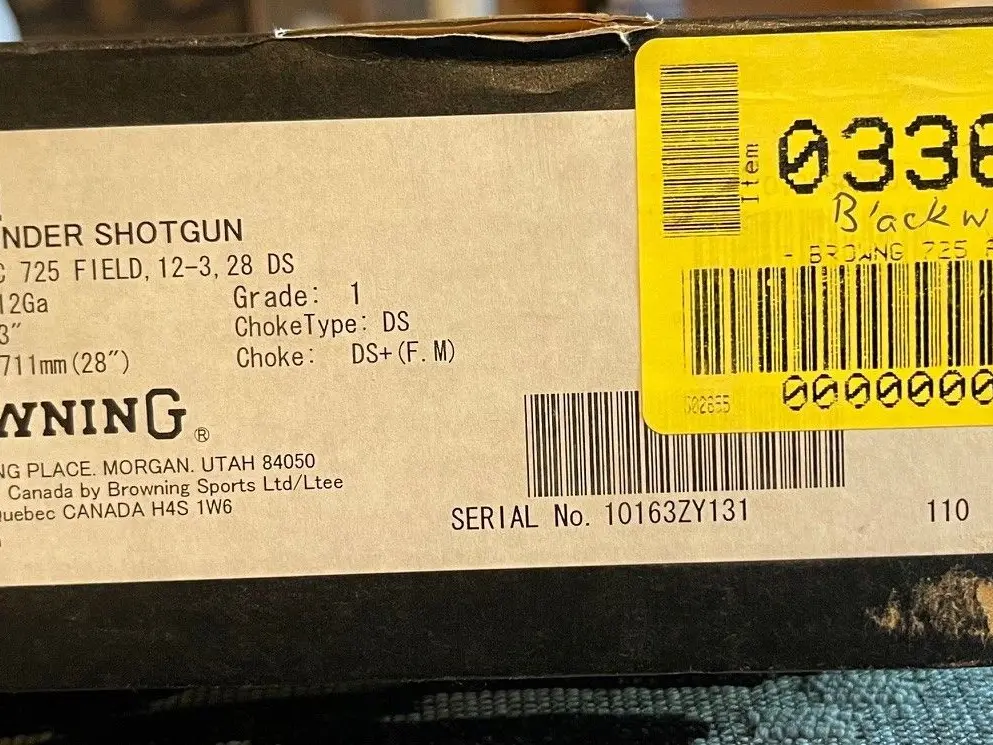 Browning Citori C725 Field, 12-3, shotgun - photo 8