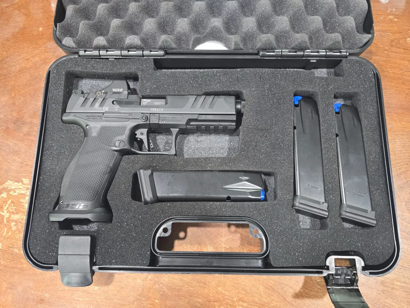 Walther PDP 5.1" 9mm Pro with Green Dot
