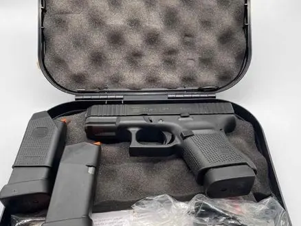 Glock 30 Gen 5, 45ACP, 3.5" Semi Auto Pistol  Glock 30 Gen 5, 45ACP, 3.5" Semi Auto Pistol, Three 10rd Mags, OG Case, Extra Grips and original factory Box.