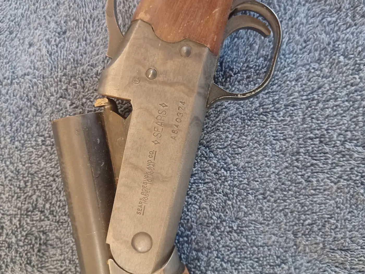 Sears & Roebuck 12 Gauge, Single shot, break action - photo 2