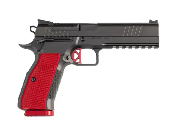 Dan Wesson DWX 9mm, 5" Barrel, Black/Red
