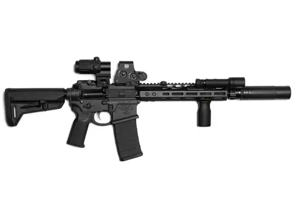 Sandman X 7.62mm/30 Cal Thrd Rifle Suppressor Xeno Mnt BLK