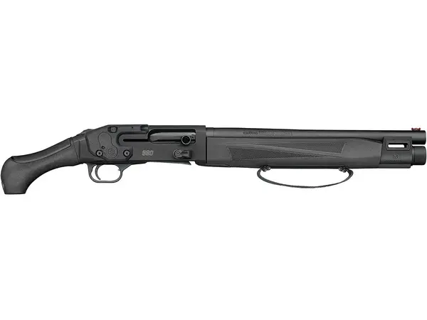 Mossberg 990 Aftershock 12 Gauge, 14.75" Barrel, Black, LaserSaddle