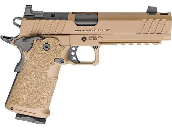 Springfield Armory 1911 DS Prodigy Comp 9mm, 5" Barrel, Coyote