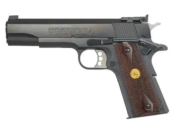 Colt's Manufacturing Company Gold Cup National Match .45 ACP, 5" Barrel, Blued/Wood