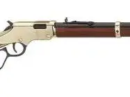 Henry Repeating Arms Golden Boy Large Loop Lever 22 Long Rifle, Wood/Brass