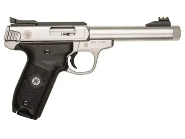 Smith & Wesson SW22 Victory 22 LR, 5.5" Threaded Barrel, SS/Black